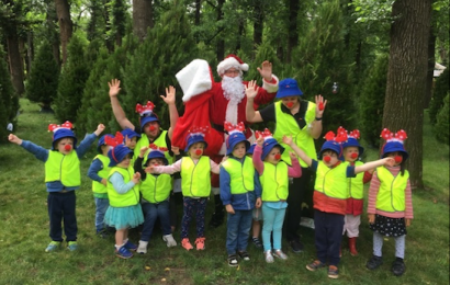 Santa in Glebe Park