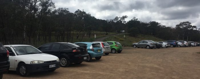 Mt Taylor cars parked
